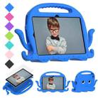 For Samsung Galaxy Tab S6 Lite 2024 Octopus Style EVA Hybrid PC Shockproof Tablet Case with Strap(Blue) - 1