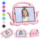 For Samsung Galaxy Tab A9+ X210/X216/X218 Octopus Style EVA Hybrid PC Shockproof Tablet Case with Strap(Pink) - 1