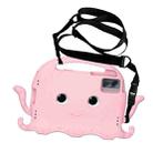 For Samsung Galaxy Tab A9+ X210/X216/X218 Octopus Style EVA Hybrid PC Shockproof Tablet Case with Strap(Pink) - 2
