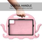 For Samsung Galaxy Tab A9+ X210/X216/X218 Octopus Style EVA Hybrid PC Shockproof Tablet Case with Strap(Pink) - 3