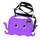 For Samsung Galaxy Tab A9+ X210/X216/X218 Octopus Style EVA Hybrid PC Shockproof Tablet Case with Strap(Purple) - 2