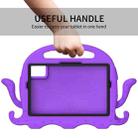 For Samsung Galaxy Tab A9+ X210/X216/X218 Octopus Style EVA Hybrid PC Shockproof Tablet Case with Strap(Purple) - 3