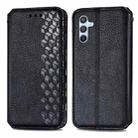 For Samsung Galaxy A26 5G Cubic Grid Pressed Magnetic Leather Phone Case(Black) - 2