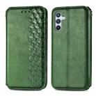 For Samsung Galaxy A26 5G Cubic Grid Pressed Magnetic Leather Phone Case(Green) - 2