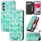 For Samsung Galaxy M34 5G CaseNeo Colorful Magnetic Leather Phone Case(Emeralds) - 1
