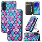 For Samsung Galaxy A16 CaseNeo Colorful Magnetic Leather Phone Case(Purple Scales) - 1