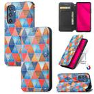 For Samsung Galaxy M35 CaseNeo Colorful Magnetic Leather Phone Case(Rhombus Mandala) - 1
