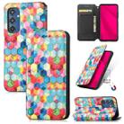 For Samsung Galaxy M35 CaseNeo Colorful Magnetic Leather Phone Case(Magic Space) - 1