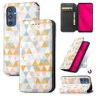 For Samsung Galaxy M35 CaseNeo Colorful Magnetic Leather Phone Case(Rhombus) - 1
