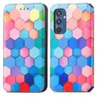 For Samsung Galaxy M35 CaseNeo Colorful Magnetic Leather Phone Case(Colorful Cube) - 2