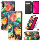 For Samsung Galaxy A06 4G CaseNeo Colorful Magnetic Leather Phone Case(Colorful Cloud) - 1