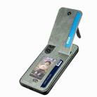 For Samsung Galaxy S24+ 5G Carbon Fiber Vertical Flip Zipper Phone Case(Green) - 3