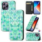 For Blackview  A96 CaseNeo Colorful Magnetic Leather Phone Case(Emeralds) - 1