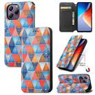 For Blackview  A96 CaseNeo Colorful Magnetic Leather Phone Case(Rhombus Mandala) - 1