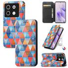 For Infinix Zero 30 5G CaseNeo Colorful Magnetic Leather Phone Case(Rhombus Mandala) - 1