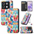 For Infinix Zero 30 5G CaseNeo Colorful Magnetic Leather Phone Case(Magic Space) - 1