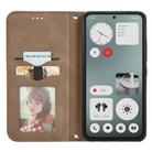 For  Nothing CMF Phone 1 Retro Skin Feel Magnetic Flip Leather Phone Case(Brown) - 3