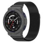 For Amazfit?Active Edge A2212 Milan Magnetic Steel Mesh Watch Band(Black) - 1