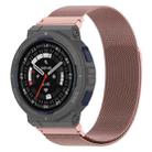 For Amazfit?Active Edge A2212 Milan Magnetic Steel Mesh Watch Band(Pink) - 1