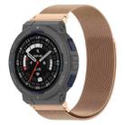 For Amazfit?Active Edge A2212 Milan Magnetic Steel Mesh Watch Band(Rose Gold) - 1