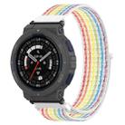 For Amazfit Active Edge A2212 Nylon Loop Hook and Loop Fastener Watch Band(Colour) - 1