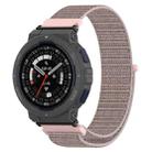 For Amazfit Active Edge A2212 Nylon Loop Hook and Loop Fastener Watch Band(Pink) - 1