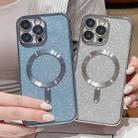For iPhone X / XS MagSafe Glitter Electroplating TPU Phone Case(Silver) - 3