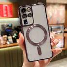 For Samsung Galaxy S20 Ultra 5G MagSafe Electroplating TPU Phone Case(Purple) - 1