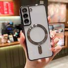 For Samsung Galaxy S20 5G MagSafe Electroplating TPU Phone Case(Black) - 1