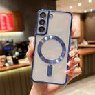 For Samsung Galaxy Note10  MagSafe Electroplating TPU Phone Case(Blue) - 1