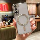 For Samsung Galaxy Note10  MagSafe Electroplating TPU Phone Case(Silver) - 1