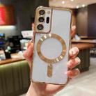 For Samsung Galaxy Note 20 Ultra MagSafe Electroplating TPU Phone Case(Gold) - 1