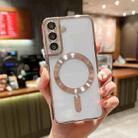 For Samsung Galaxy S24+ 5G MagSafe Electroplating TPU Phone Case(Rose  Gold) - 1