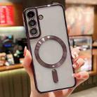 For Samsung Galaxy S24 FE 5G MagSafe Electroplating TPU Phone Case(Purple) - 1