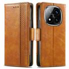 For Xiaomi Redmi Note 14 Pro 5G CaseNeo Splicing Dual Magnetic Buckle Leather Phone Case(Khaki) - 2