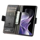 For Xiaomi Redmi Note 14 Pro+ 5G CaseNeo Splicing Dual Magnetic Buckle Leather Phone Case(Black) - 3