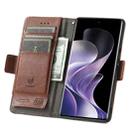 For Xiaomi Redmi Note 14 Pro+ 5G CaseNeo Splicing Dual Magnetic Buckle Leather Phone Case(Brown) - 3