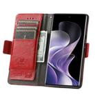 For Xiaomi Redmi Note 14 Pro+ 5G CaseNeo Splicing Dual Magnetic Buckle Leather Phone Case(Red) - 3