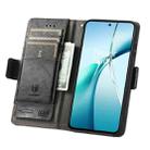 For Xiaomi 15 CaseNeo Splicing Dual Magnetic Buckle Leather Phone Case(Black) - 3