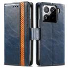 For Xiaomi 15 CaseNeo Splicing Dual Magnetic Buckle Leather Phone Case(Blue) - 2