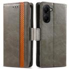 For Redmi Turbo 4 CaseNeo Splicing Dual Magnetic Buckle Leather Phone Case(Gray) - 2