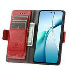 For Redmi Turbo 4 CaseNeo Splicing Dual Magnetic Buckle Leather Phone Case(Red) - 3