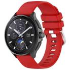 For Xiaomi Watch S3 Glossy Surface Silicone Watch Band(Red) - 1