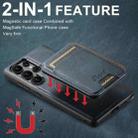 For Samsung Galaxy S25 Ultra 5G Suteni H15  Oil Eax Leather Detachable Wallet Back Phone Case(Blue) - 3