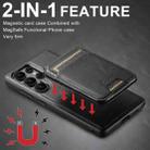 For Samsung Galaxy S25 5G Suteni H15  Oil Eax Leather Detachable Wallet Back Phone Case(Black) - 3
