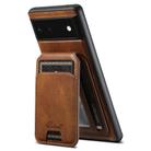 For Google Pixel 6 Pro Suteni H15 Oil Eax Leather Detachable Wallet Back Phone Case(Khaki) - 3