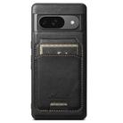 For Google Pixel 9 Suteni H15 Oil Eax Leather Detachable Wallet Back Phone Case(Black) - 1