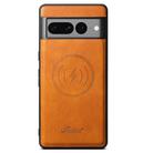 For Google Pixel 9 Suteni H15 Oil Eax Leather Detachable Wallet Back Phone Case(Khaki) - 2