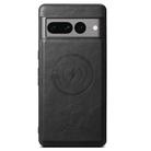 For Google Pixel 9 Pro Suteni H15 Oil Eax Leather Detachable Wallet Back Phone Case(Black) - 2