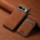For Google Pixel 7 Pro Suteni H16 Litchi Texture Leather Detachable Wallet Back Phone Case(Black) - 2